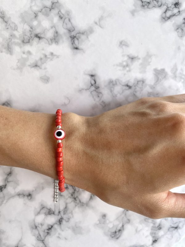 Pulsera Para Compartir Ojo Rojo