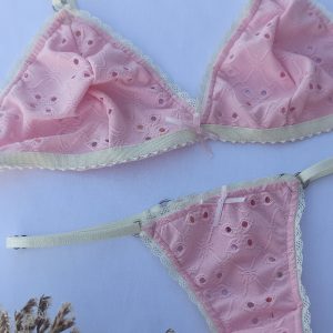Conjunto Lola Broderie Rosa