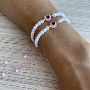 Pulsera Para Compartir Ojo Rosa