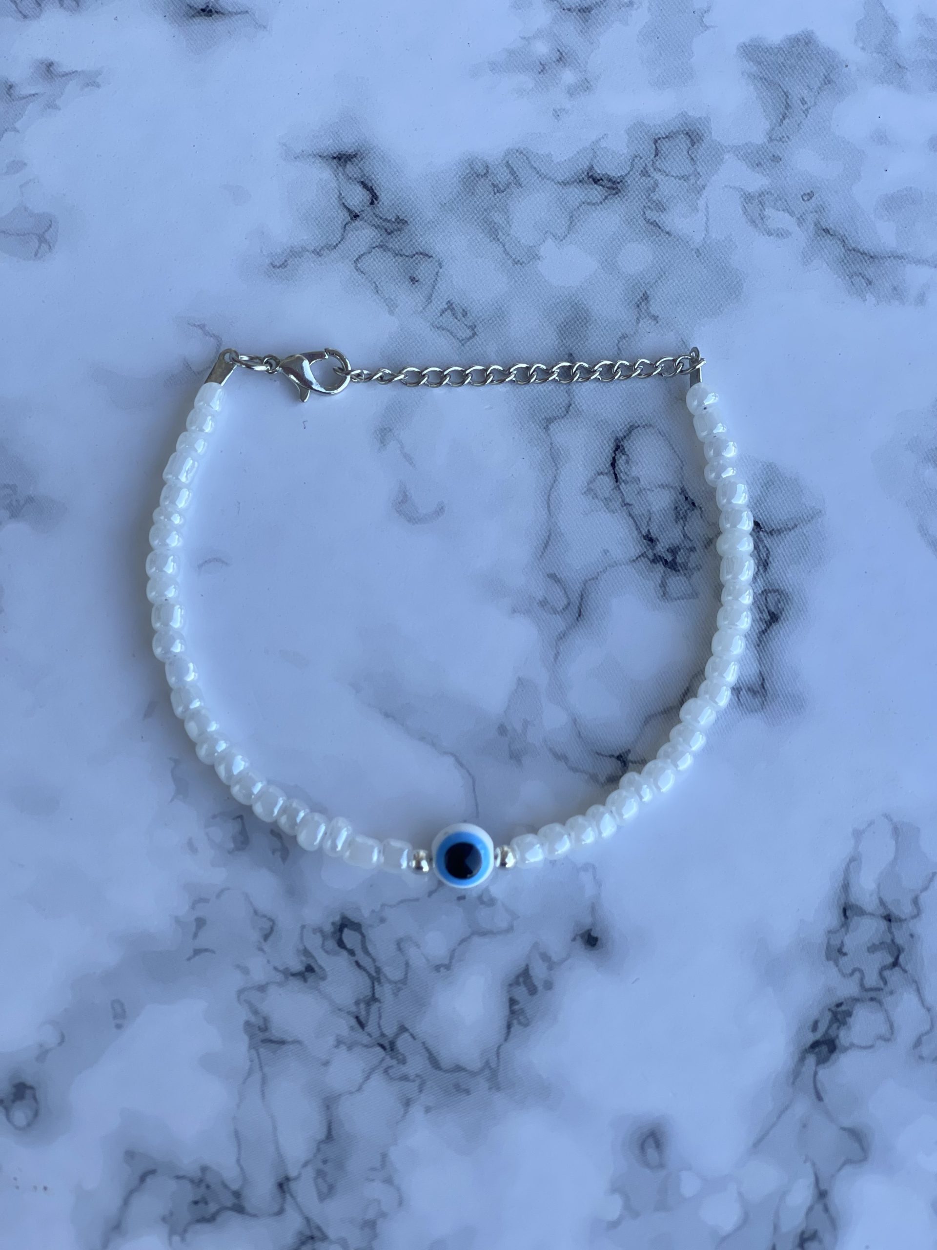 Pulsera Para Compartir Ojo Blanco