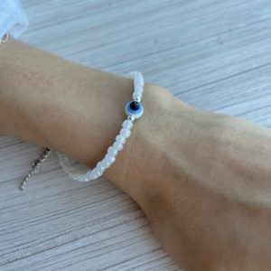 Pulsera Para Compartir Ojo Blanco