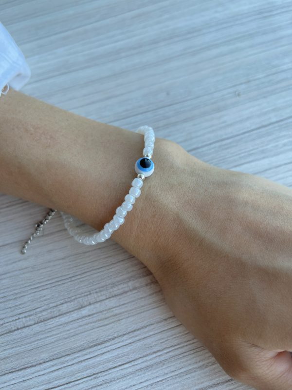Pulsera Para Compartir Ojo Blanco