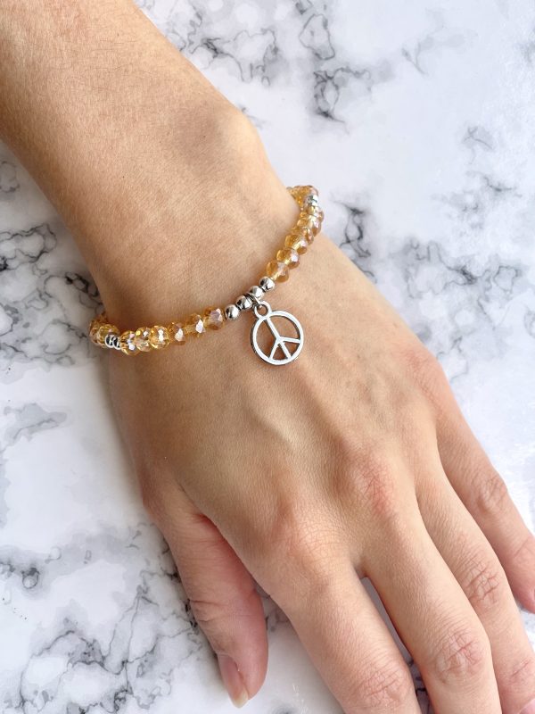 Pulsera Cristal Nude Paz